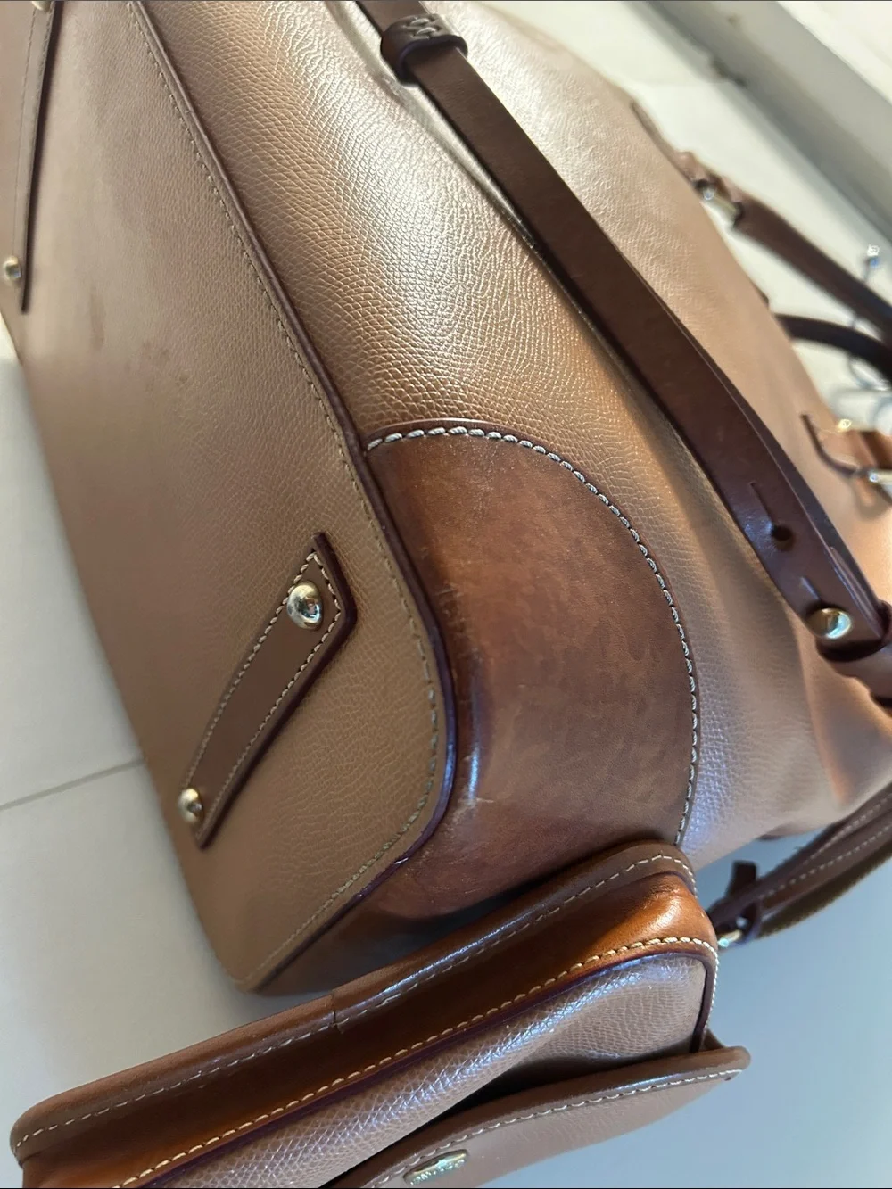 Dooney & Bourke structured leather